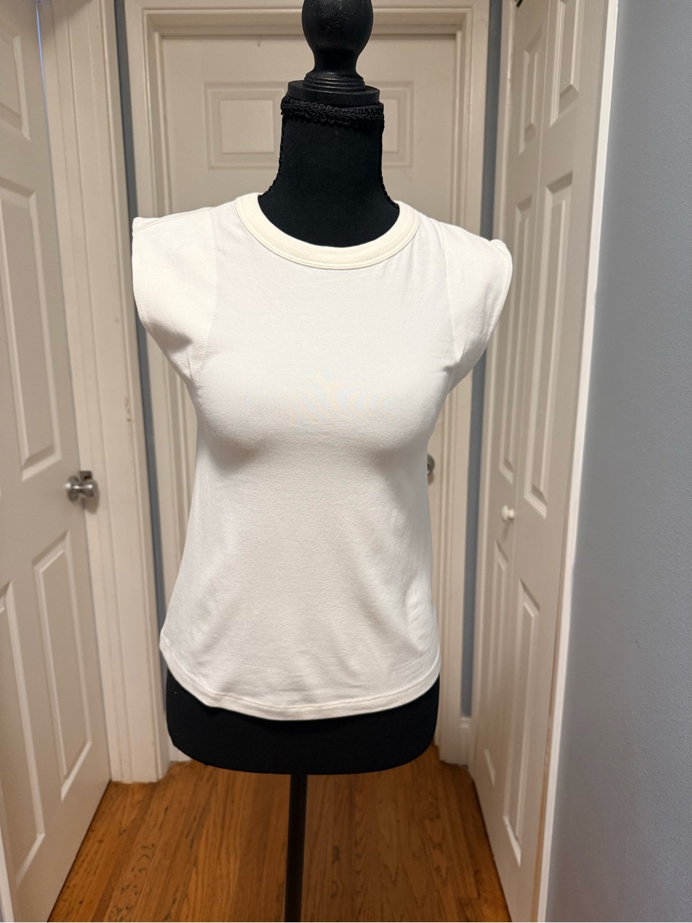 NATION LTD Rhonda Open Back Cutout Tank Top White XS NWT